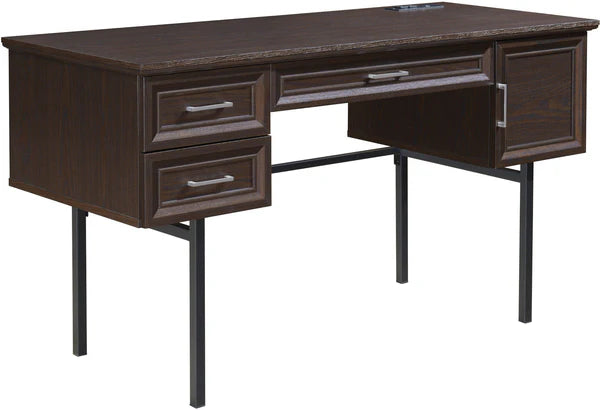 Office Star Jefferson Executive Desk with Power – view 1