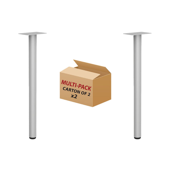 OfficeSource Training Tables by OfficeSource Post Leg with Glides (OSPOST28G)