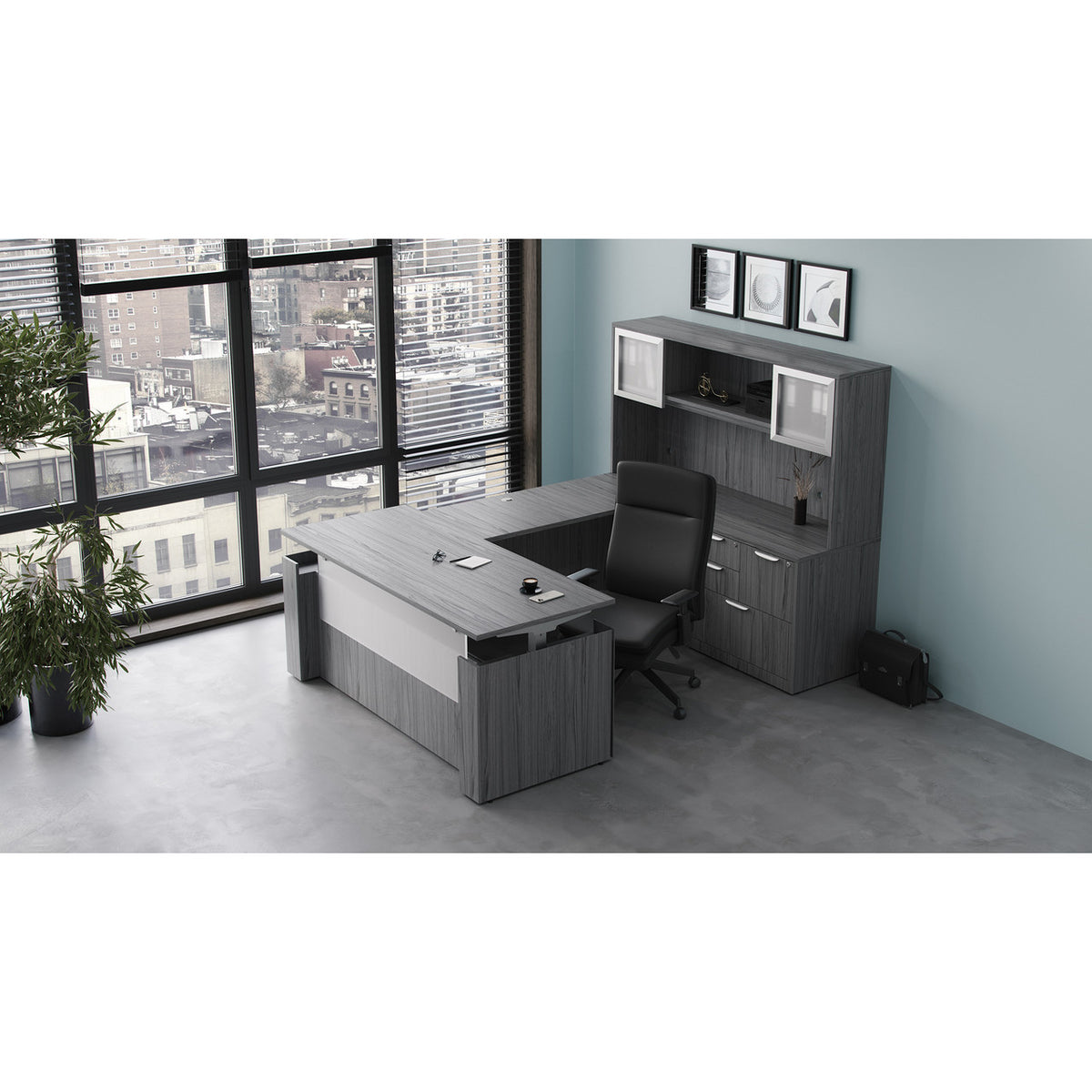 OfficeSource StandUp Standing Desk Collection Height Adjustable Typical - OS174 (OSTYP174)