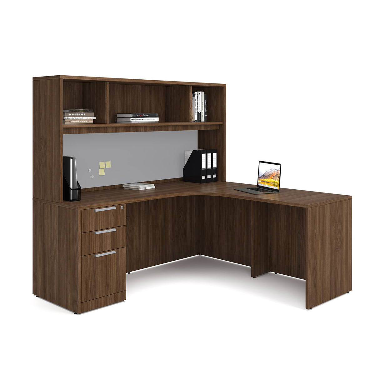 OfficeSource OS Laminate Collection L Shape Typical - OSTYP208