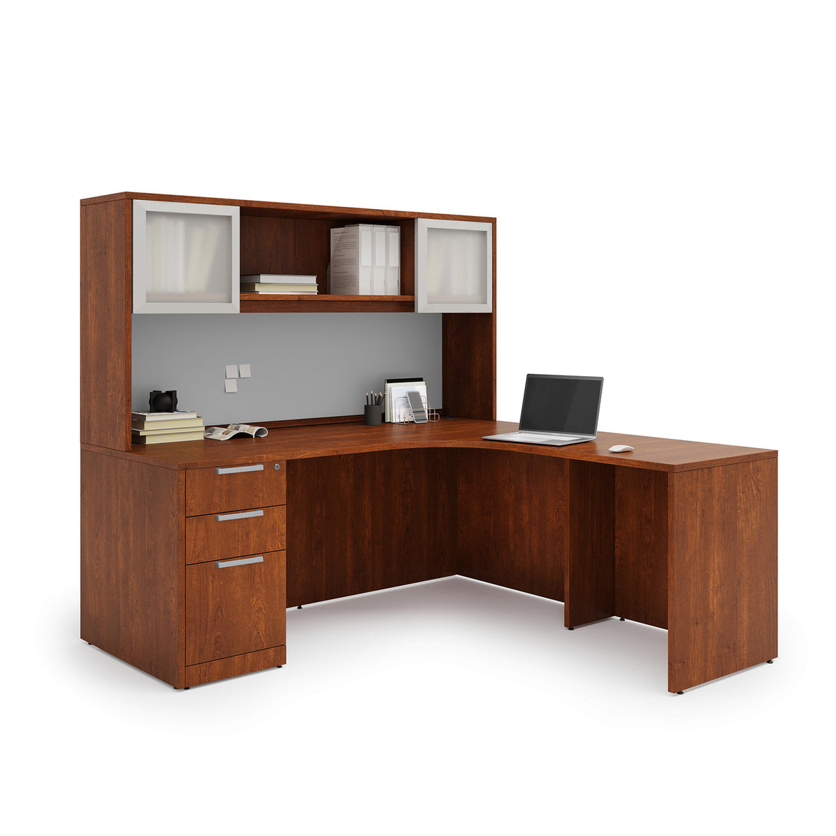 OfficeSource OS Laminate Collection L Shape Typical - OSTYP210