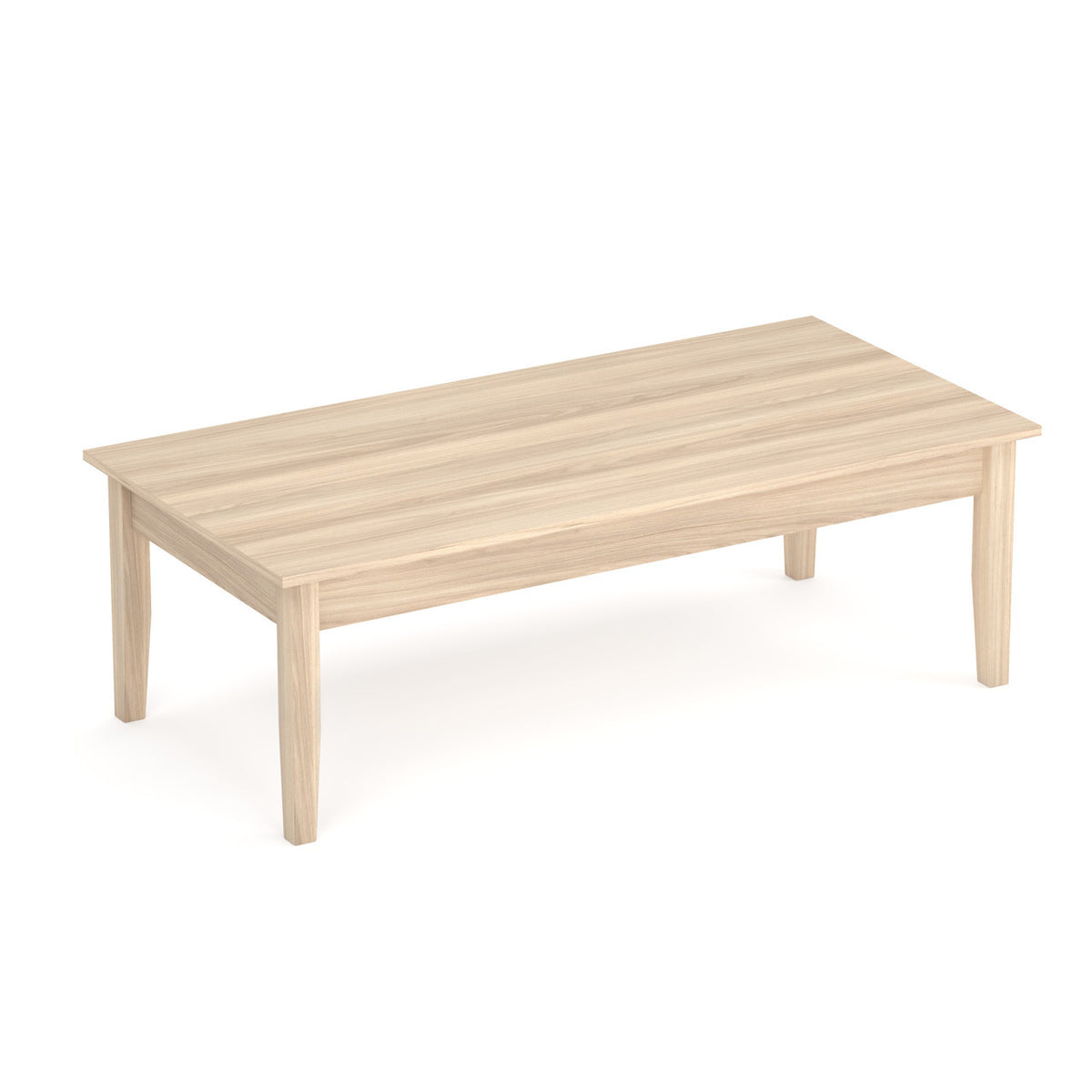 OfficeSource Parallel 24"x48" Rectangular Veneer Coffee Table (OS219V)