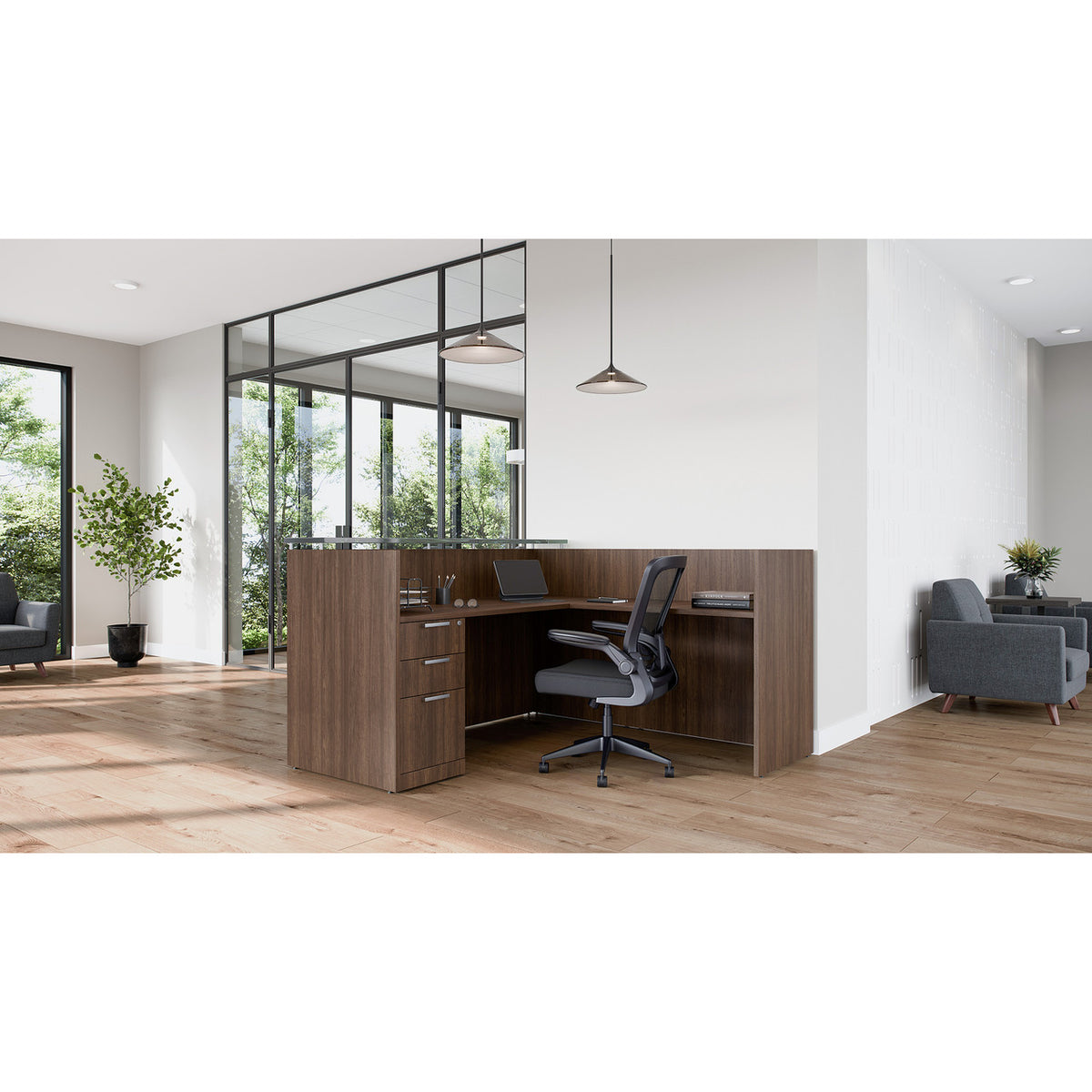 OfficeSource OS Laminate Collection Reception Typical - OSTYP153