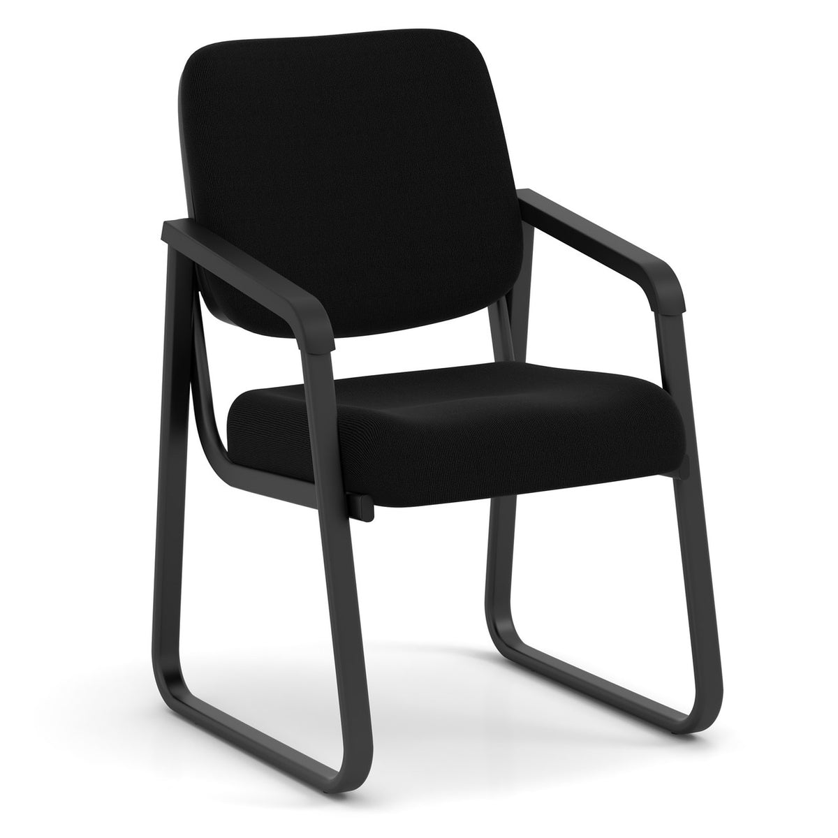 OfficeSource Value Collection Sled Base Guest Chair with Black Frame (OSGS4906F)