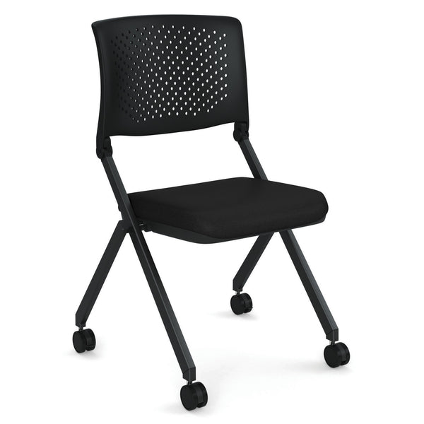 OfficeSource Julep Armless Nesting Chair with Fabric Seat (OSSN6958F)
