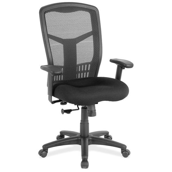 OfficeSource CoolMesh Swivel Tilt, High Back Chair with Black Frame (OSTW8906)