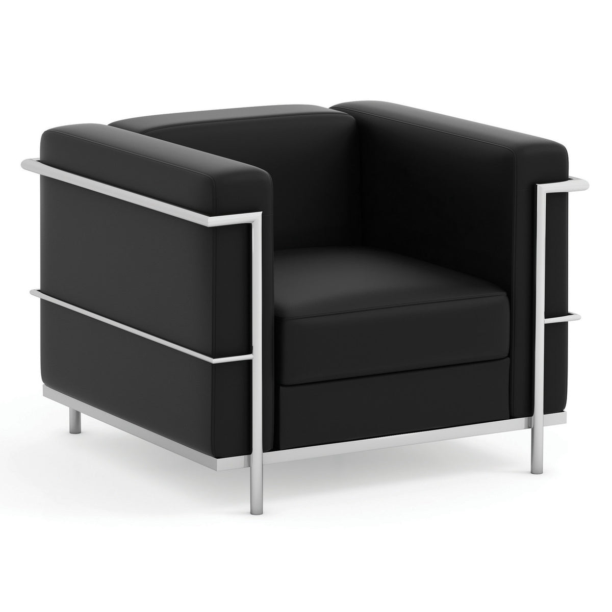 OfficeSource Madison Club Chair with Chrome Frame (OSRL3024P)