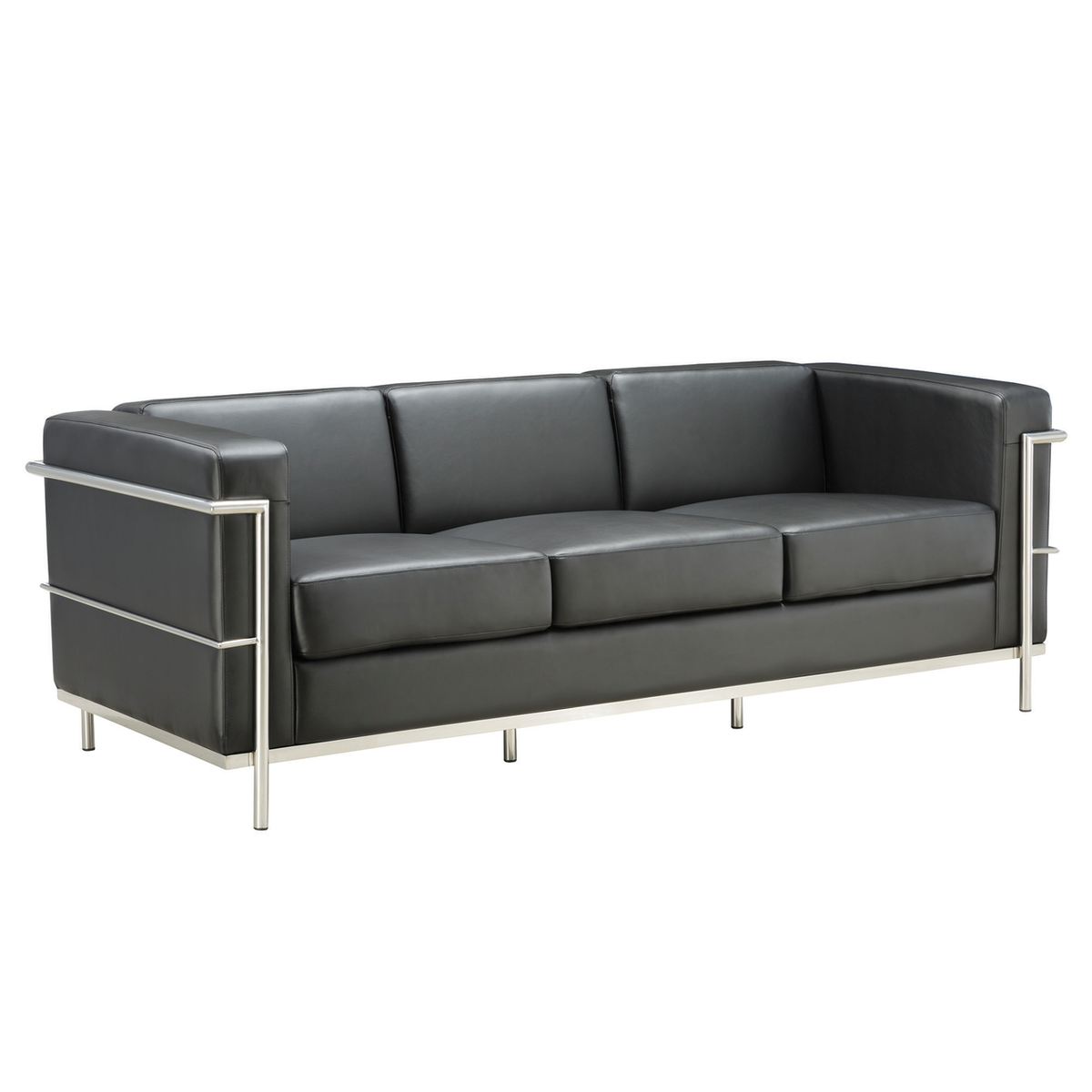 OfficeSource Madison Sofa with Chrome Frame (OSRL3026P)