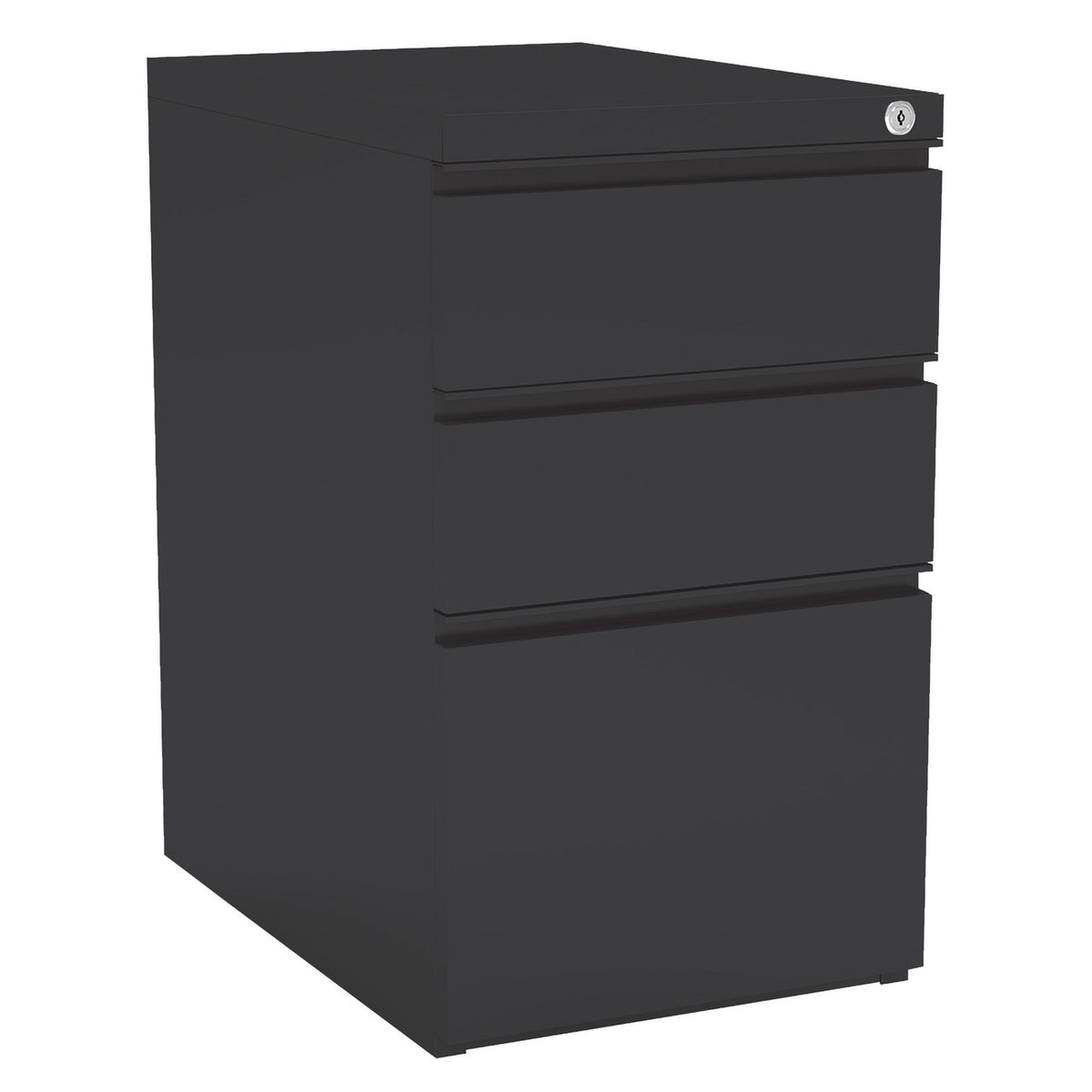 OfficeSource Metal Pedestals 3 Drawer Metal File and Dual Box Pedestal - 22"D (OSCPSBBF)