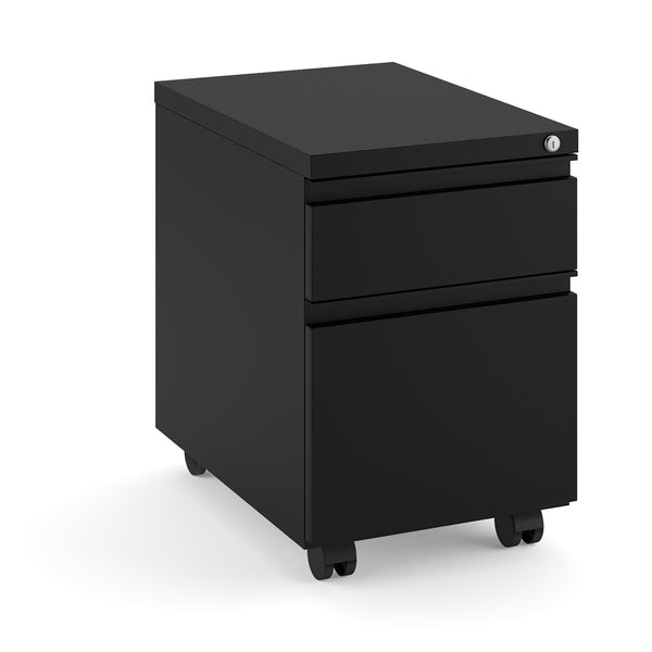 OfficeSource Metal Pedestals 2 Drawer Metal File and Box Pedestal - 22"D (OSCPSBF)