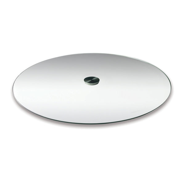 OfficeSource OS Reception Tables 24" Round Clear Glass Top - Requires Base (OSGT24RCLEARCL)