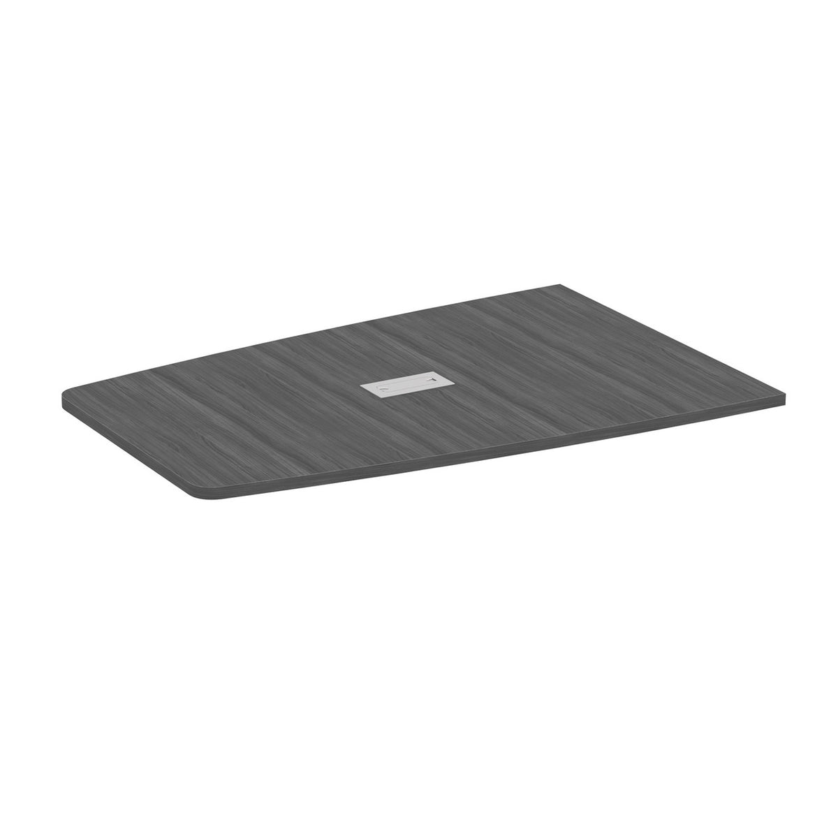 OfficeSource Conference/Multi-Purpose Tables Half Boat Shape Top - Requires Base (OS238THALF)