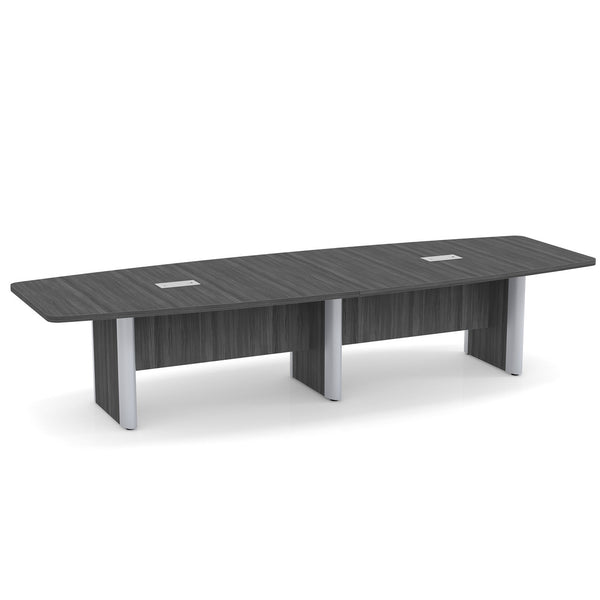OfficeSource OS Conference Tables Boat Shaped Conference Table with Elliptical Base (OSELP238)