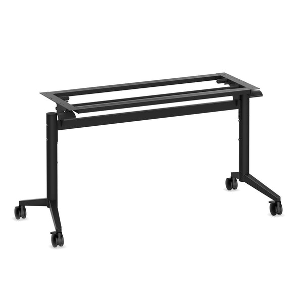OfficeSource Training Tables T-Flip Top Table Leg - 46"W x 23"D (OSTLF60)