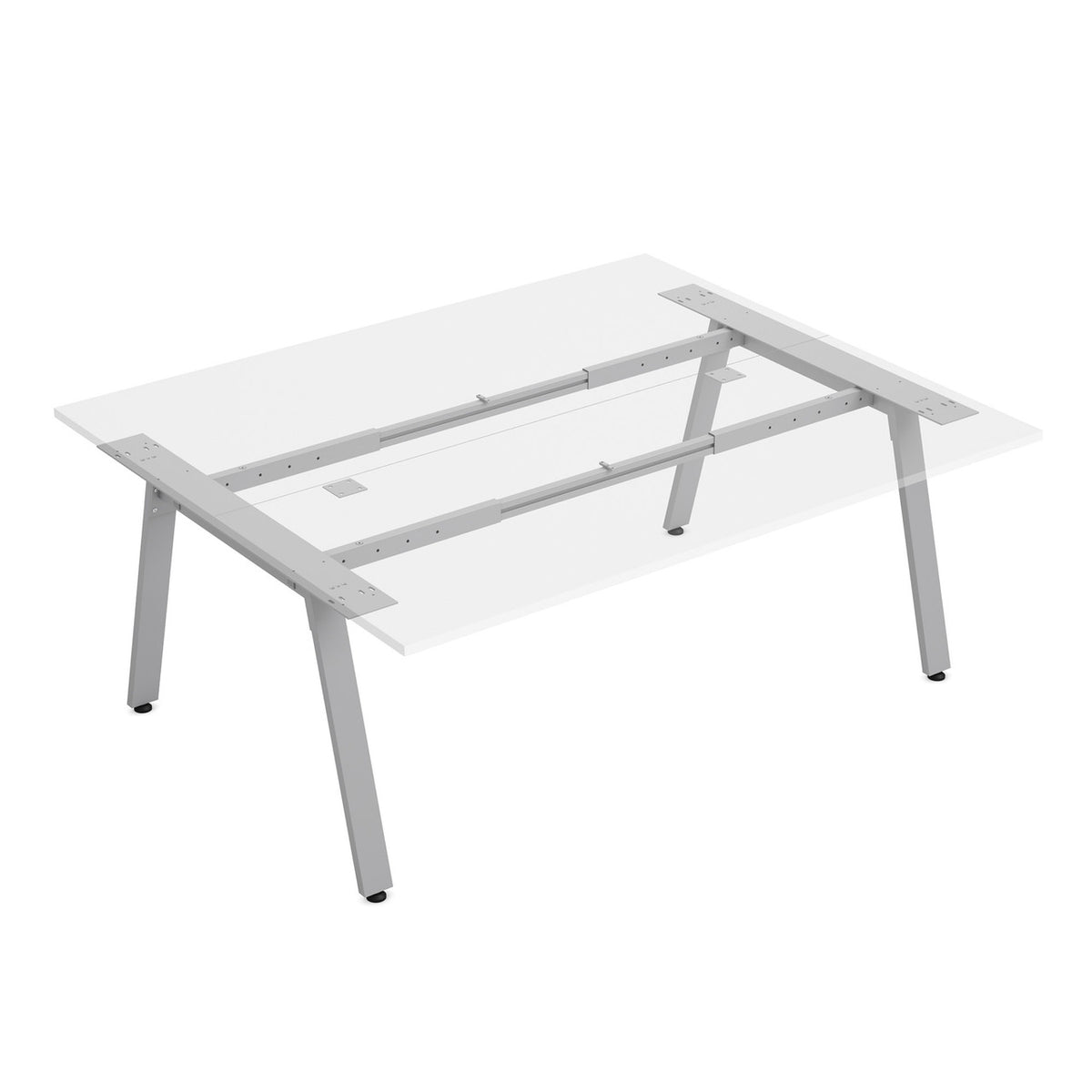OfficeSource Variant Back-to-Back Workstation - Oblique Style (OSTYP338SI)