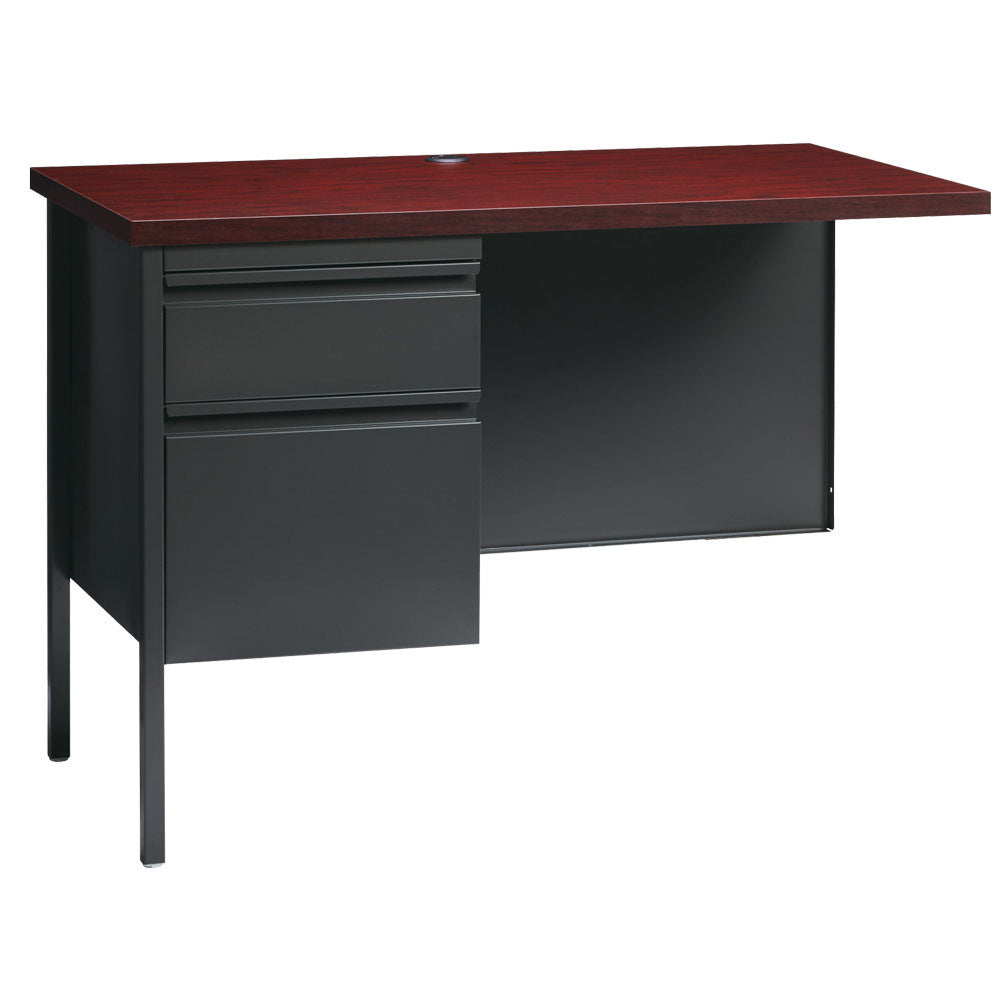 OfficeSource Raleigh 42"W Single Pedestal Steel Return (OSR4224)