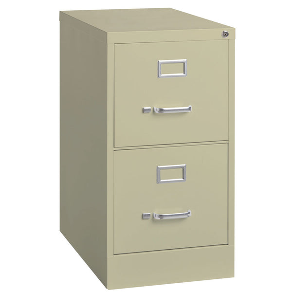 OfficeSource Steel Vertical File Collection 2 Drawer Vertical File Cabinet, 26.5" Deep, Legal (OSV2LG26H)