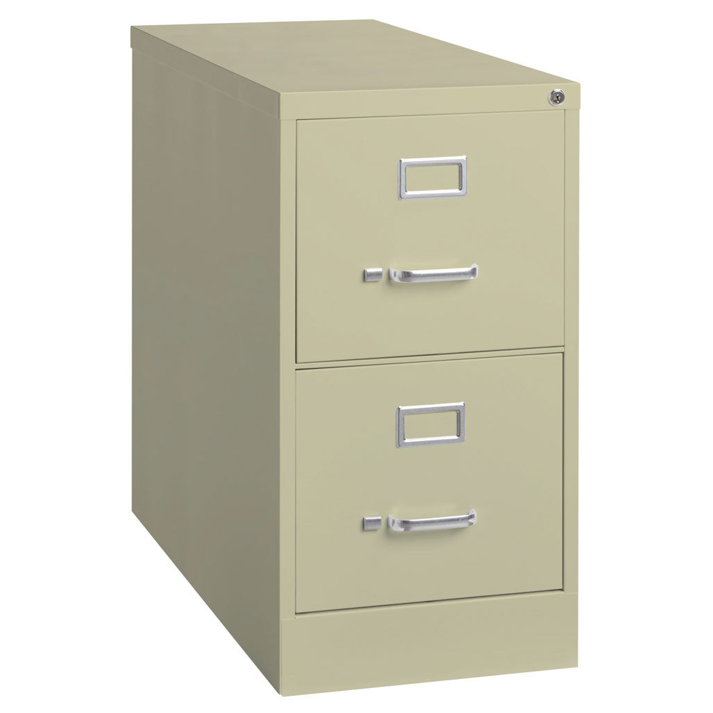 OfficeSource Steel Vertical File Collection 2 Drawer Vertical File Cabinet, 25" Deep, Letter (OSV2LT25)