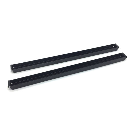 OfficeSource Lateral File Double Rail Hanging Front to Back Filing Rail (OS8000FBBK)