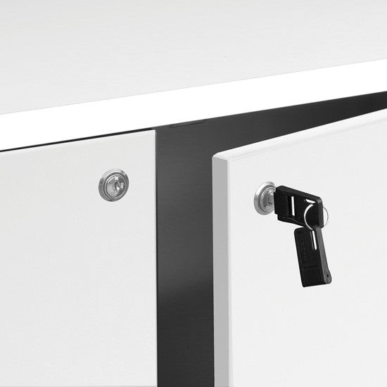 OfficeSource OS Laminate Collection Hutch Door Lock (OSLDLOCKKIT)