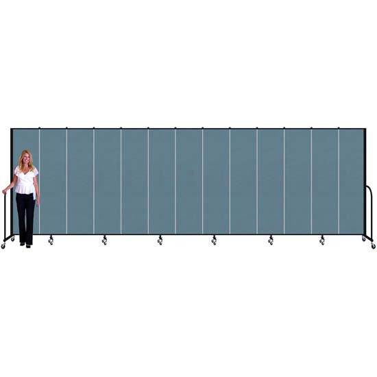 Screenflex Commercial Edition Dividers 24'1"L x 7'4"H