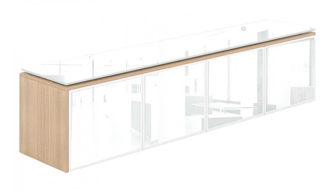 Corp Design Wall Mounted Storages with Glass Doors – view 1