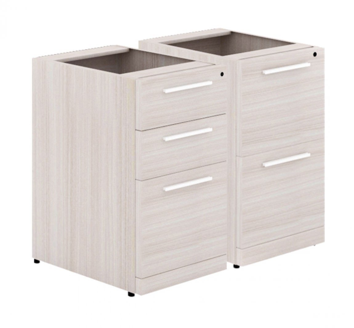 Pair of 2 & 3 Drawer Pedestals for Corp Design Desks – view 1