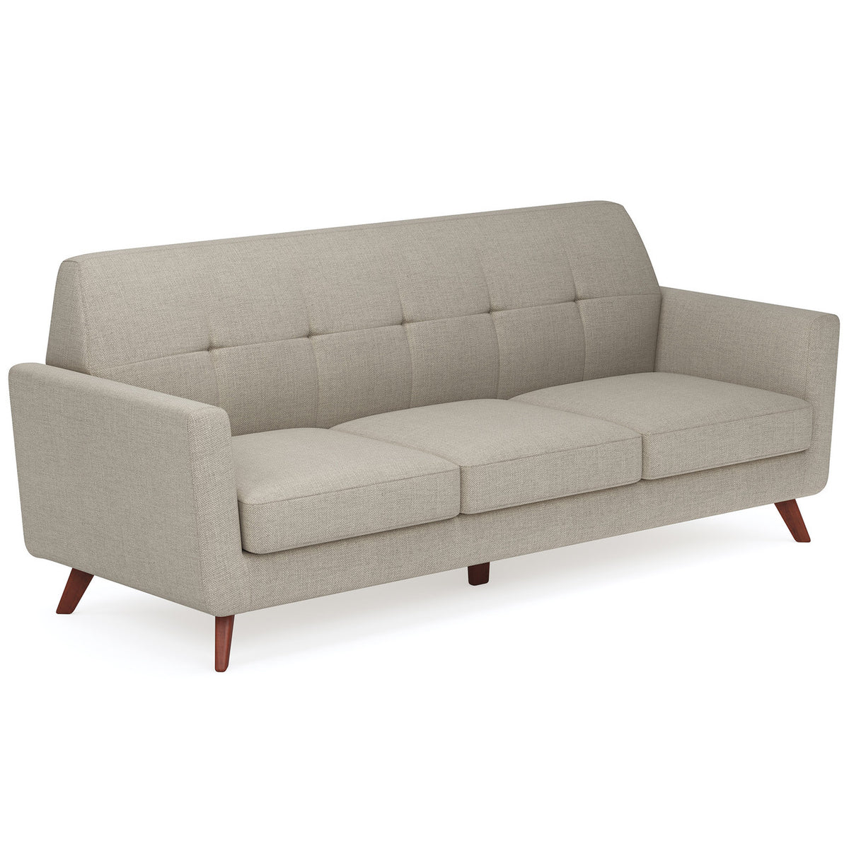 OfficeSource Partridge Sofa with Light Wood Legs (50621F)