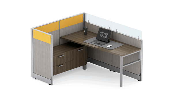 Friant Novo 6X5.5 Cubicle Workstation – Friant typical FH-1001 layout