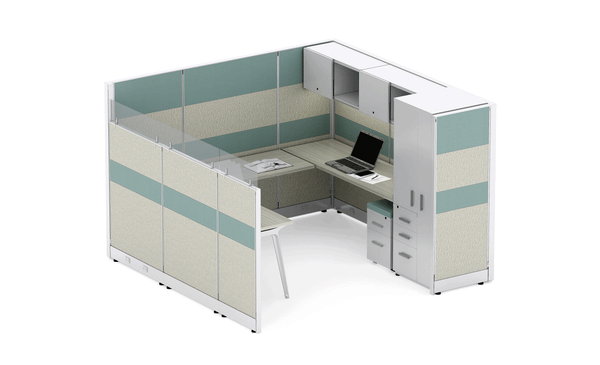 Friant Novo 8.5X8.5 Cubicle Workstation – Friant typical FH-1003 layout