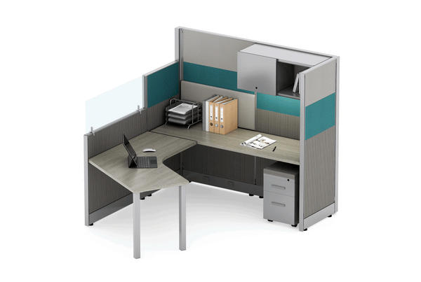 Friant Novo 7.5X6.5 Cubicle Workstation – Friant typical FH-1005 layout