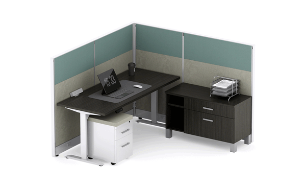 Friant Novo 6.5X6.5 Cubicle Workstation – Friant typical FH-1006 layout