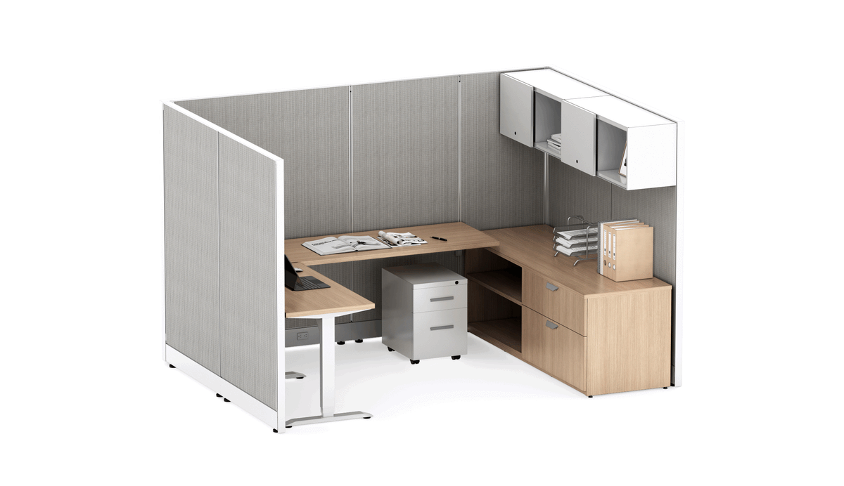 Friant Novo 9x6.5 cubicle workstation – Friant typical FH-1011 layout