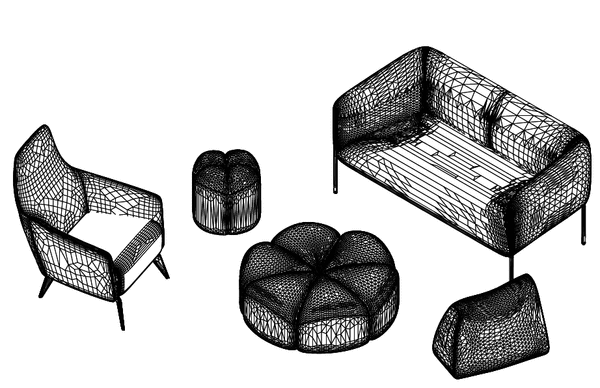Friant lounge seating typical FS-1000