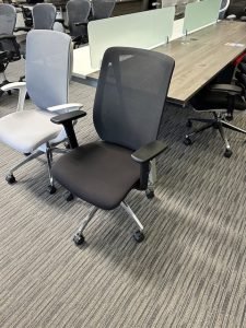 EOS Synx Black Mesh Fabric Chair