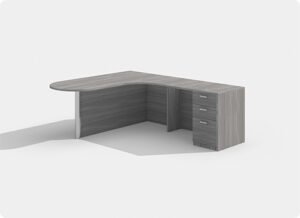 Pacific Laminate Desk Workstation Style D