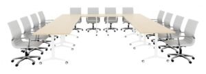 U Shaped Training Table Set