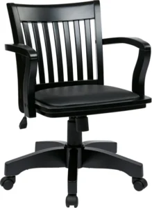 OSP Designs Deluxe Wood Bankers Desk Chair [108]
