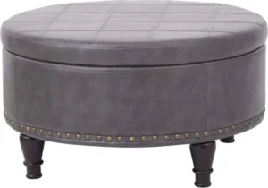 INSPIRED by Bassett Augusta Storage Ottoman [BP-AUOT32]