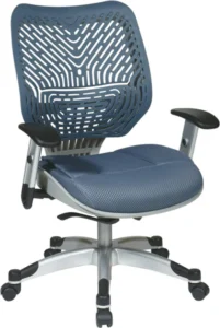Office Star Space Seating® Managers Chair Self Adjusting Blue Mist SpaceFlex® Back [86-M77C625R]